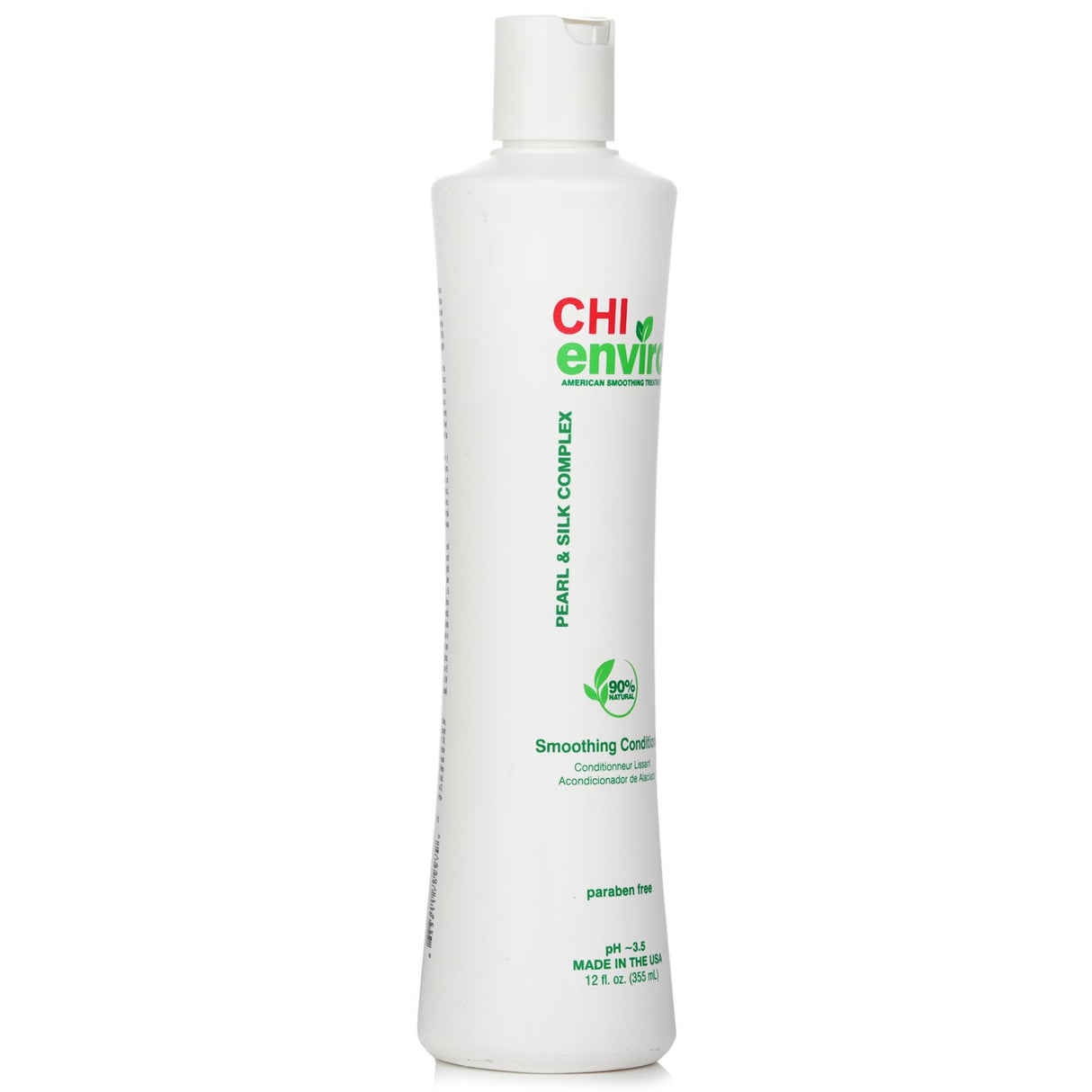 CHI Enviro Smoothing Conditioner 355ml: moisturizing formula for frizzy hair, enhances shine, smoothness, and manageability.