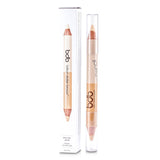 "Billion Dollar Brows Duo Pencil: 2-in-1 highlighter and concealer for perfect, defined eyebrows on-the-go."