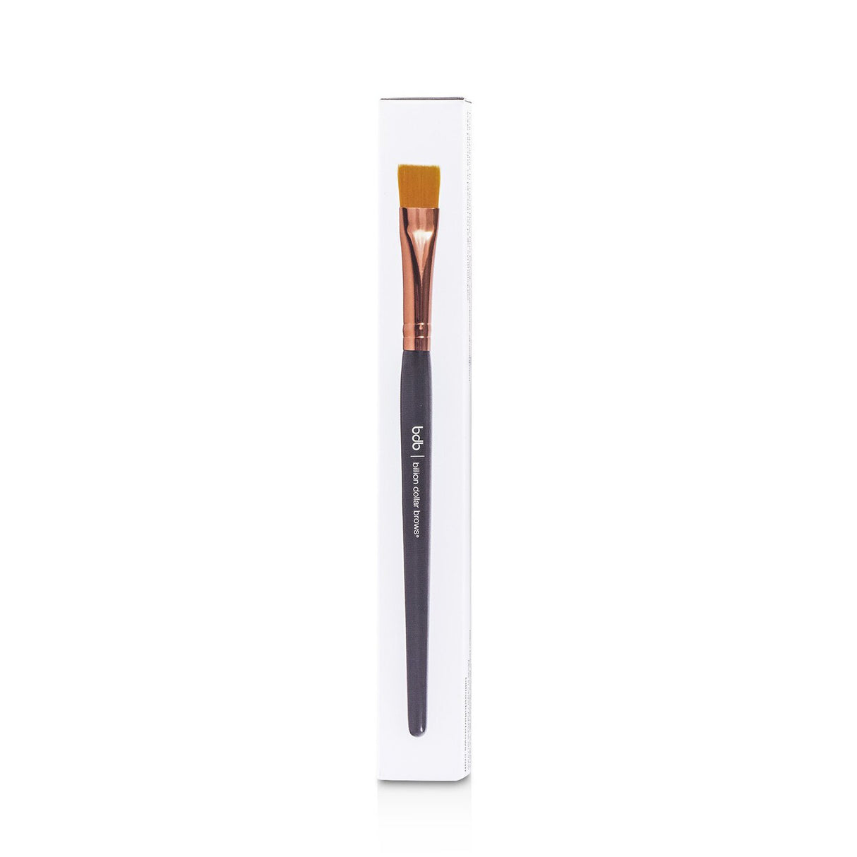 Billion Dollar Brows Smudge Brush, a flat synthetic tool for precise application and blending of creamy brow products.