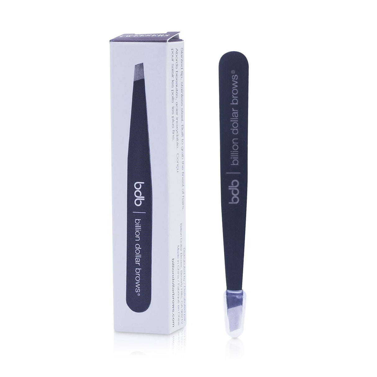 Professional stainless steel tweezers for precise eyebrow grooming and effortless hair removal, ensuring flawless brows.