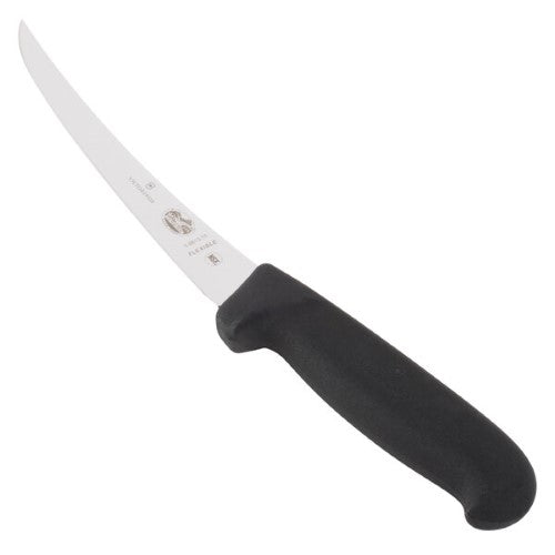 Victorinox Fibrox Straight Flexible Boning Knife 12cm Black