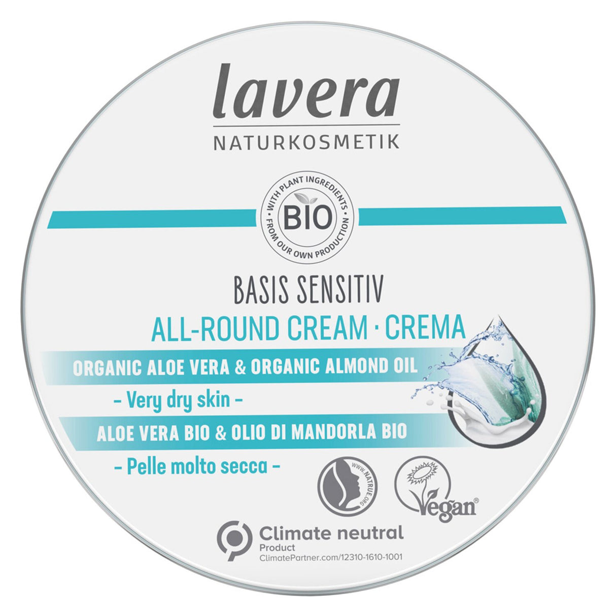 Lavera - Basis Sensitiv All-Round Cream  - 150ml/5oz