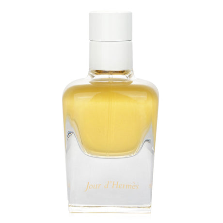 A 50ml refillable spray of Hermes Jour D'Hermes, a luxurious citrus floral fragrance for women, perfect for spring and summer wear.