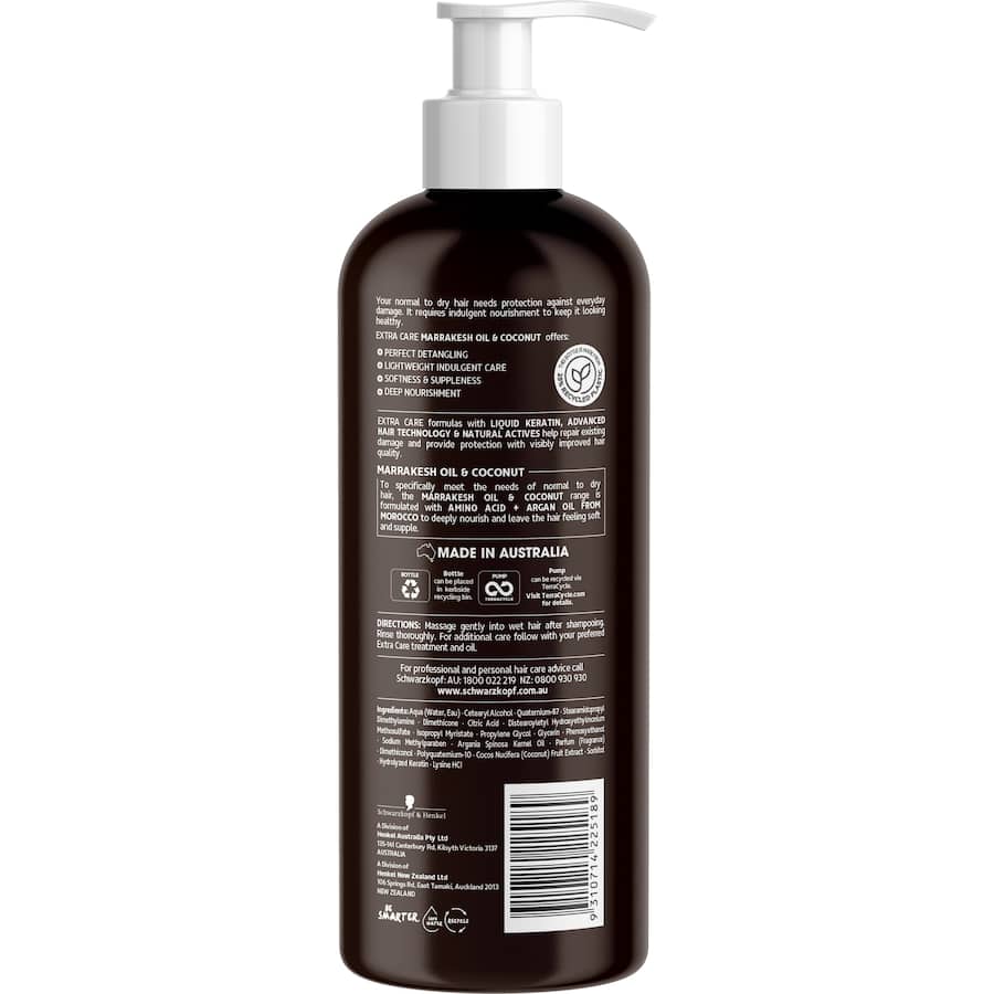 Schwarzkopf Extra Care Conditioner Marrakesh Oil & Coconut Pump 950mL