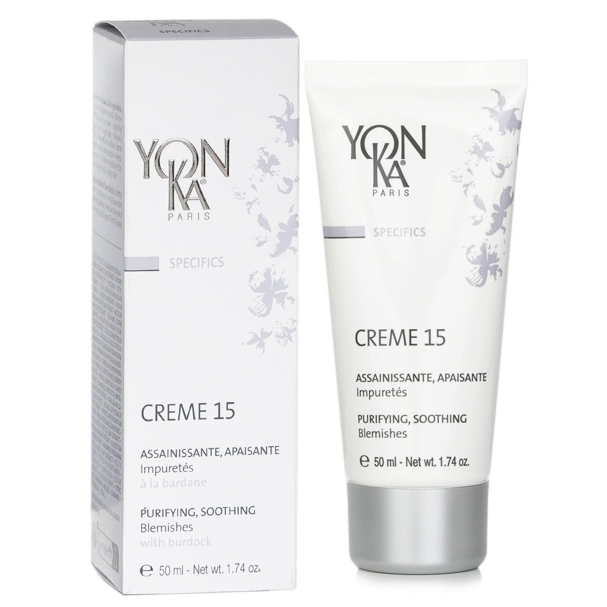 Yonka - Specifics Creme 15 With Burdock - Purifying, Soothing (For Blemishes)  -