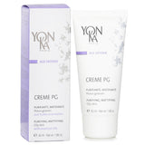 Yonka Age Defense Creme PG in a 50ml jar, a purifying and mattifying cream for oily skin with essential oils and antioxidants.