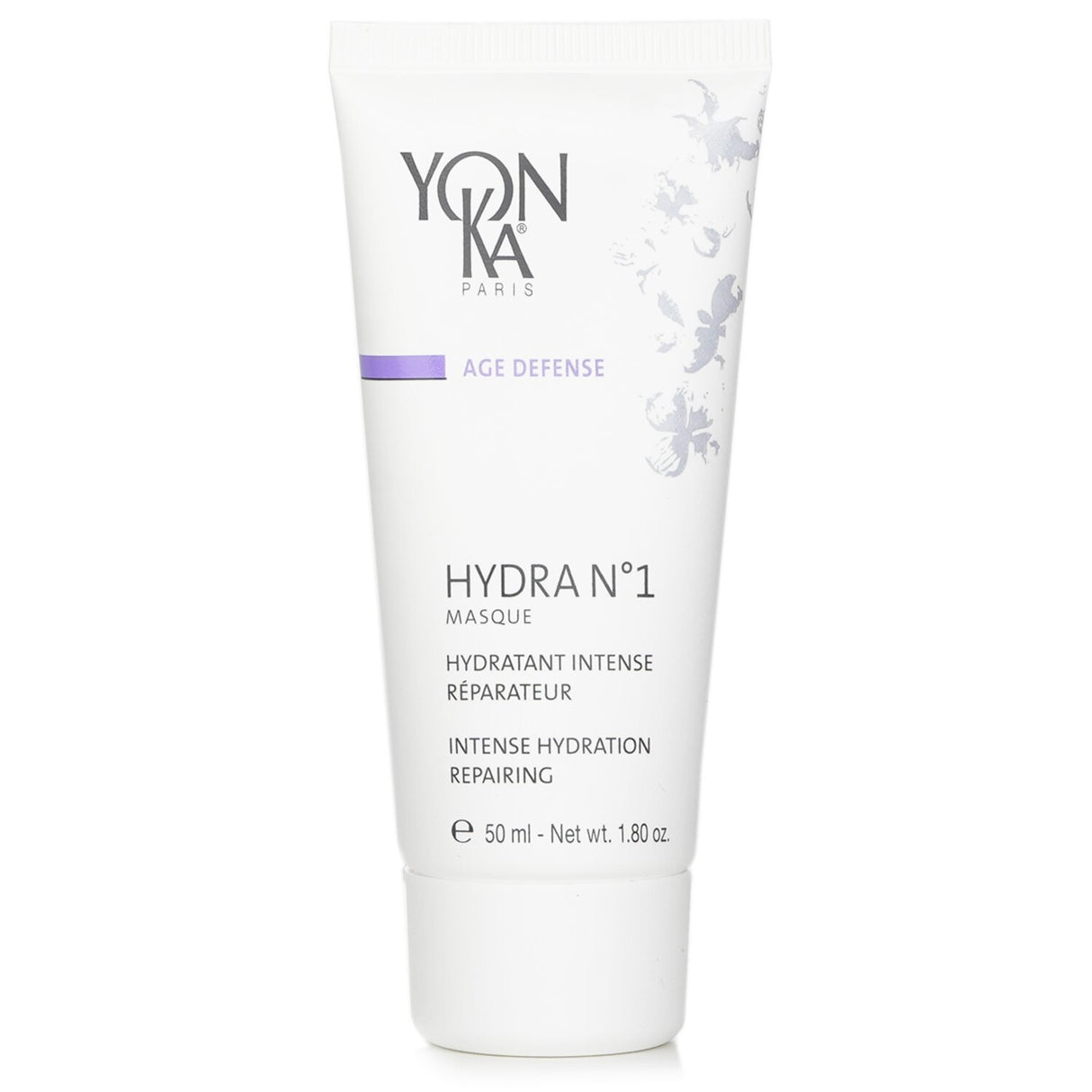 Yonka Age Defense Hydra No.1 Masque: hydrating gel-cream with Imperata Cylindrica for deep moisture and soothing sensitive skin.