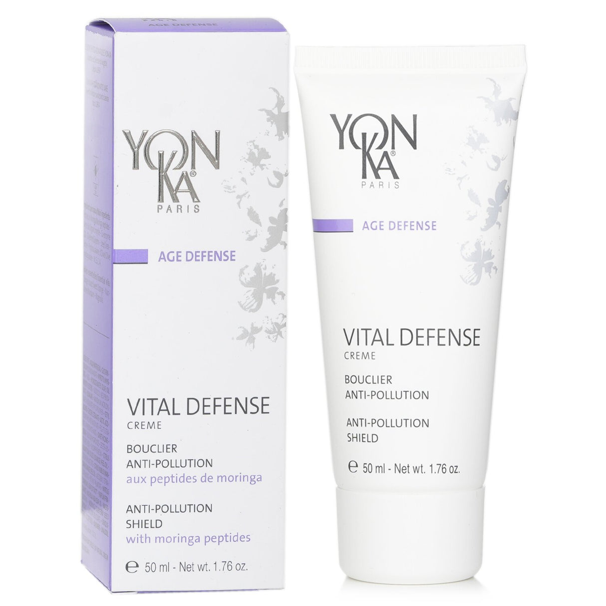 Yonka - Age Defense Vital Defense Creme With Moringa Peptides - Anti-Pollution S