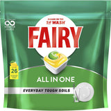 Fairy Dishwasher Tablets All In One Lemon 26pack