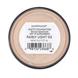 Lightweight BareMinerals Matte Foundation in Fairly Light provides flawless coverage with SPF15 and improves skin texture over time.