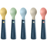 Tommee Tippee Easigrab Baby Spoon Antibacterial Self-feeding 6m - 5 pack