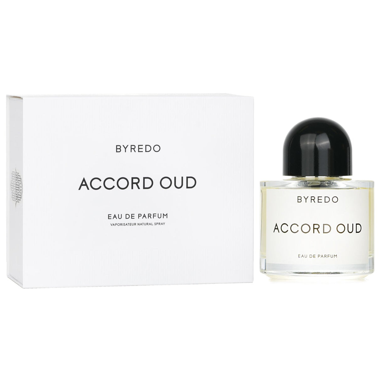 Byredo Accord Oud Eau De Parfum Spray 50ml, an elegant blend of spicy and sweet notes for a captivating fragrance experience.