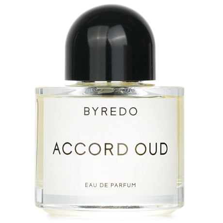 Byredo Accord Oud Eau De Parfum Spray, 50ml, an elegant, warm oriental fragrance with notes of blackberry, saffron, and leather.