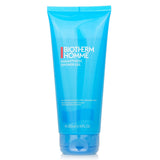 Refreshing Biotherm Homme Aquafitness shower gel for men, enriched with ocean water to invigorate and nourish the skin.