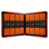 Ultra Pro: UP15743 Vivid 12-Pocket Zippered PRO-Binder: Red