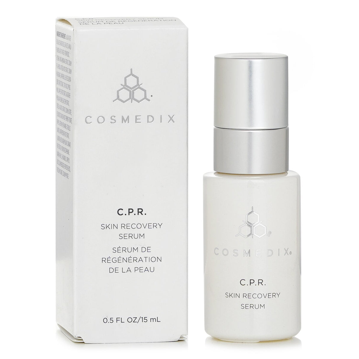 Soothing recovery serum for sensitive skin, targeting redness, irritation, and signs of aging.