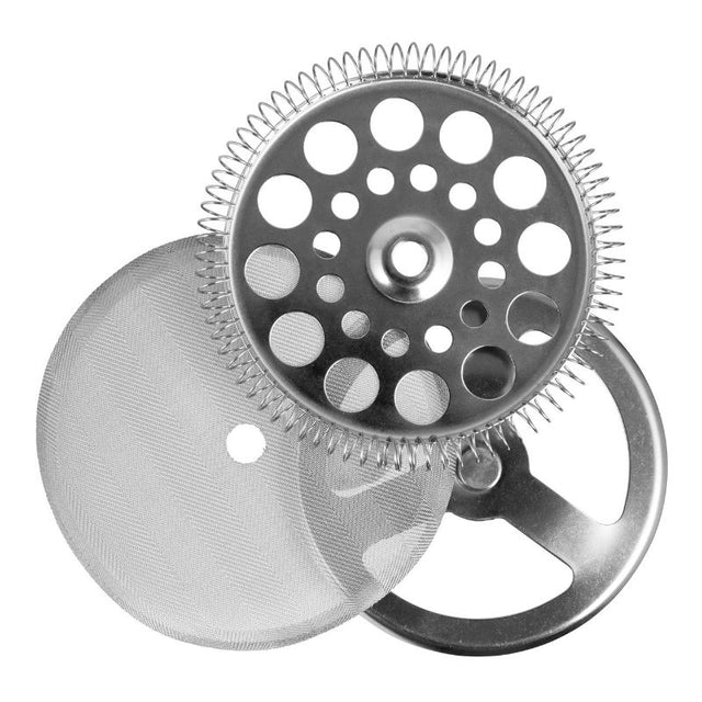Avanti Modena Plungers 1L spare part set, including mesh, spring plate, and 9cm base plate for optimal coffee brewing.