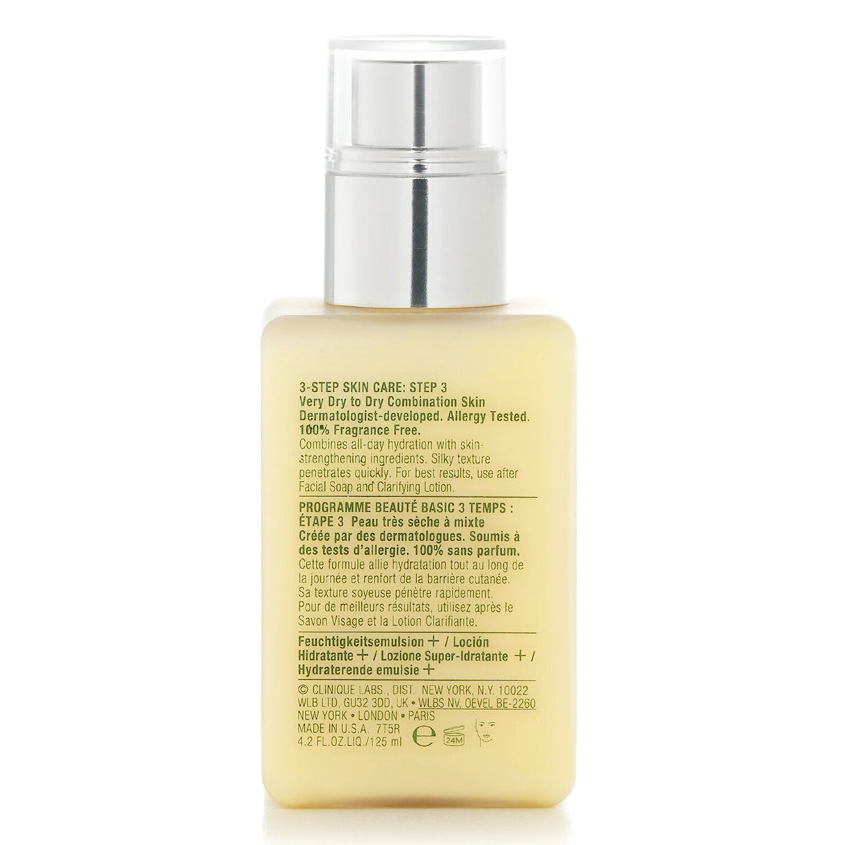 Clinique Dramatically Different Moisturizing Lotion+ for very dry to dry skin, lightweight formula for optimal hydration and comfort.