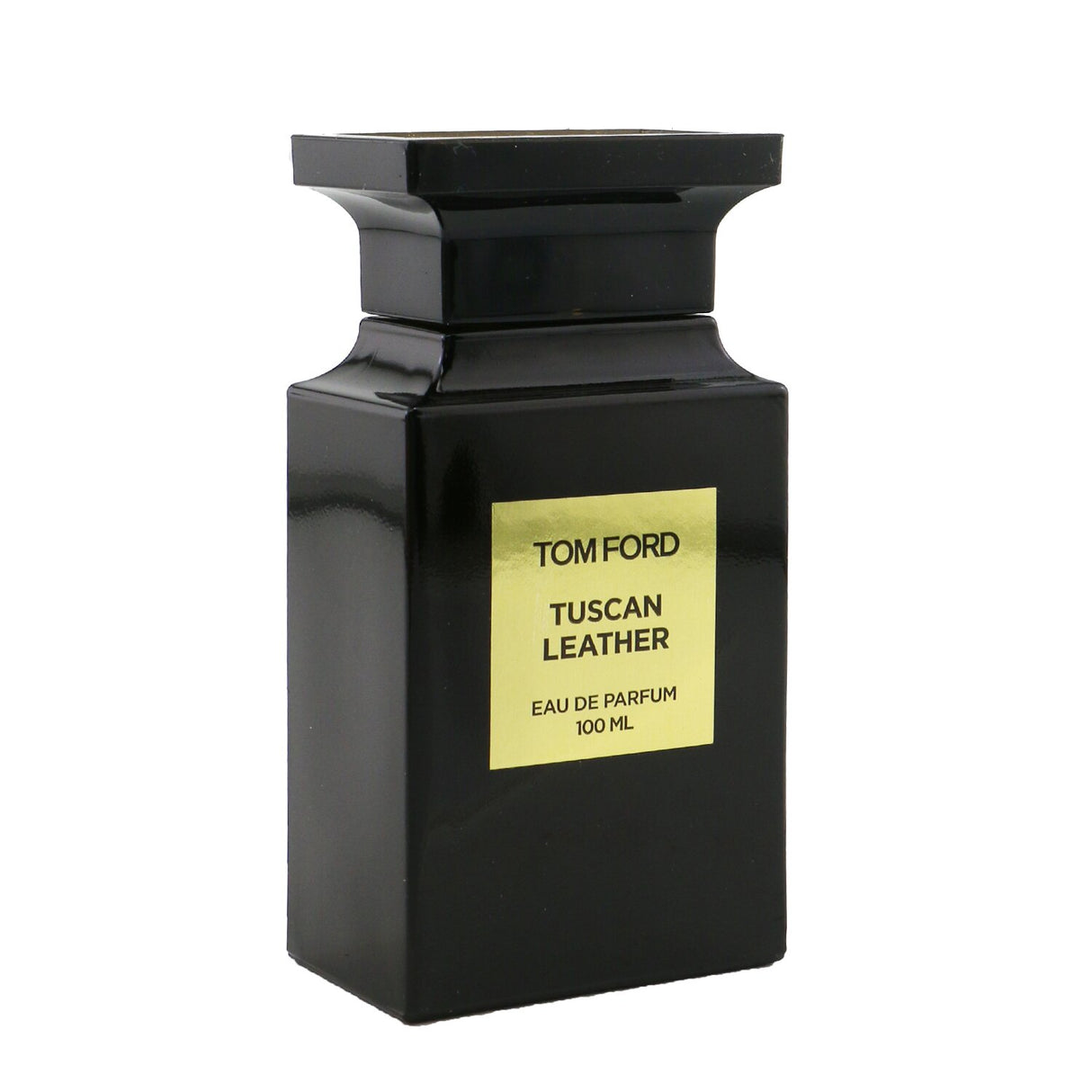 Tom Ford Private Blend Tuscan Leather Eau De Parfum in a 100ml spray, blending leather with saffron, raspberry, and jasmine notes.