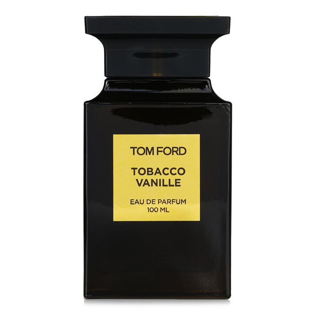 Tom Ford Tobacco Vanille Eau De Parfum, 100ml, features a warm blend of tobacco, vanilla, and cacao, perfect for all occasions.