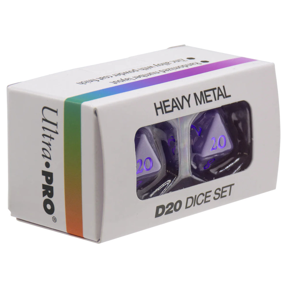 Ultra Pro: UP15938 Vivid Heavy Metal Dice: Purple