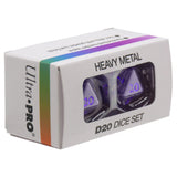 Ultra Pro: UP15938 Vivid Heavy Metal Dice: Purple