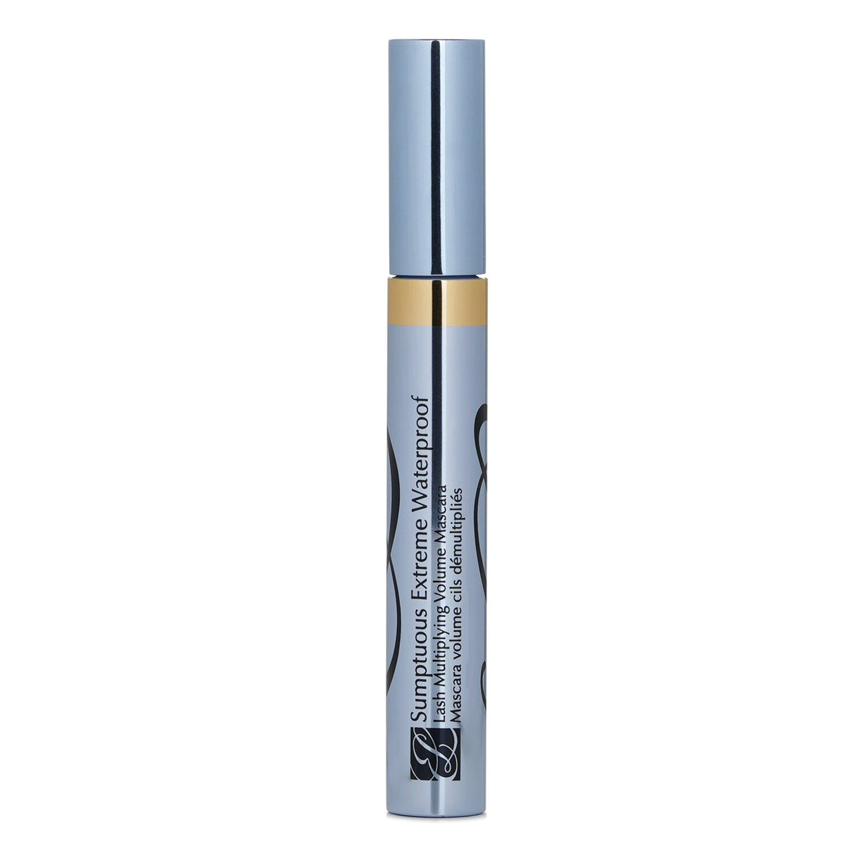 Estee Lauder's waterproof mascara in #01 Extreme Black delivers bold volume, length, and a clump-free false-lash effect.