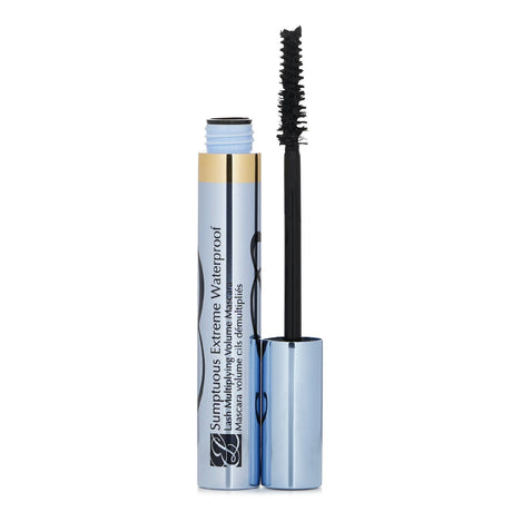 Waterproof mascara with Bold Volume formula for lush, defined lashes, ensuring all-day wear without clumping or smudging.