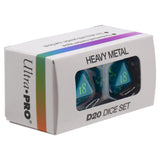 Ultra Pro: UP15942 Vivid Heavy Metal Dice: Teal