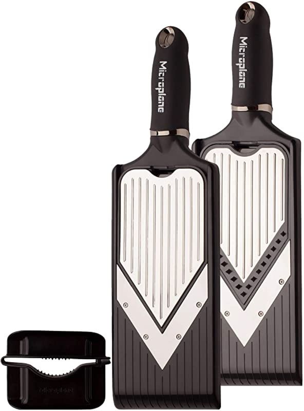 Adjustable V-Slicer with Julienne Blade - Microplane