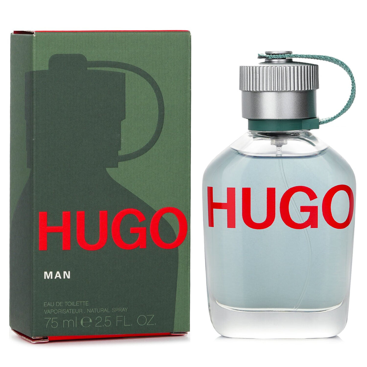 Hugo Boss - Hugo Eau De Toilette Spray, 75ml: a refreshing woody fragrance for men, featuring citrus, apple, and warm base notes.