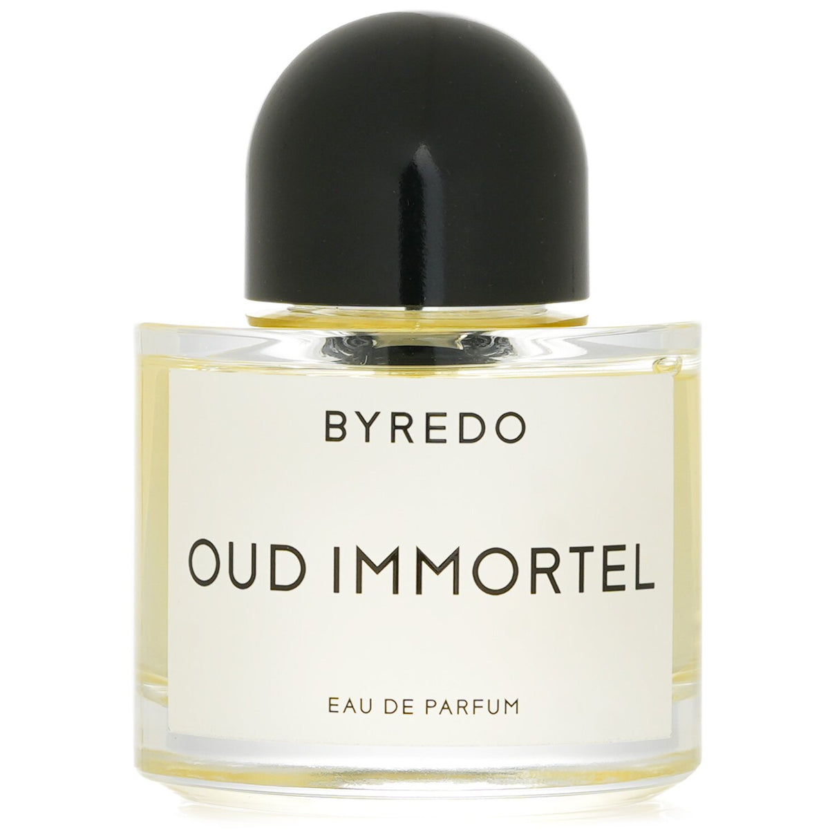 Oud Immortel Eau De Parfum by Byredo in a 50ml bottle, featuring a luxurious chypre woody scent with smoky and warm notes.