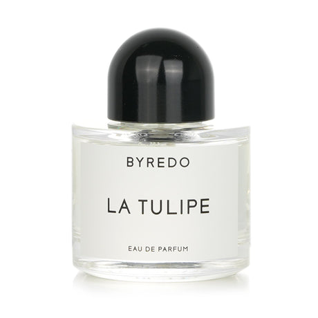 Byredo La Tulipe Eau De Parfum 50ml, a floral scent with rhubarb, tulip, and vetiver, perfect for spring and summer wear.