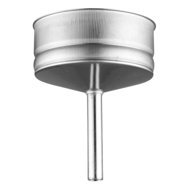 Art Deco 10-cup espresso maker funnel, stylish design for rich, robust brewing, perfect for coffee lovers and gatherings.