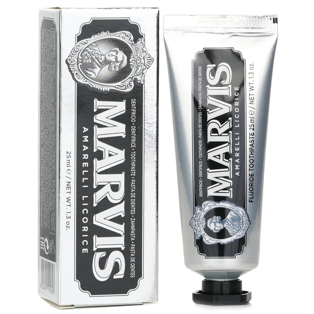 Marvis - Amarelli Licorice Toothpaste (Travel Size)  - 25ml/1.3oz