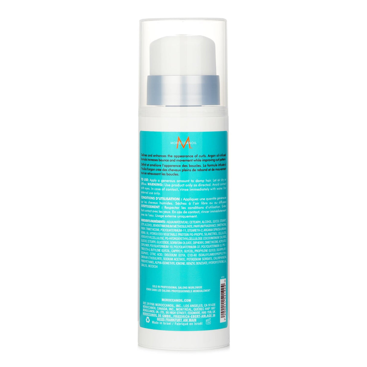 Moroccanoil Curl Defining Cream, 250ml: Defines curls with argan oil, enhances curl memory, and tames frizz for healthy, bouncy hair.