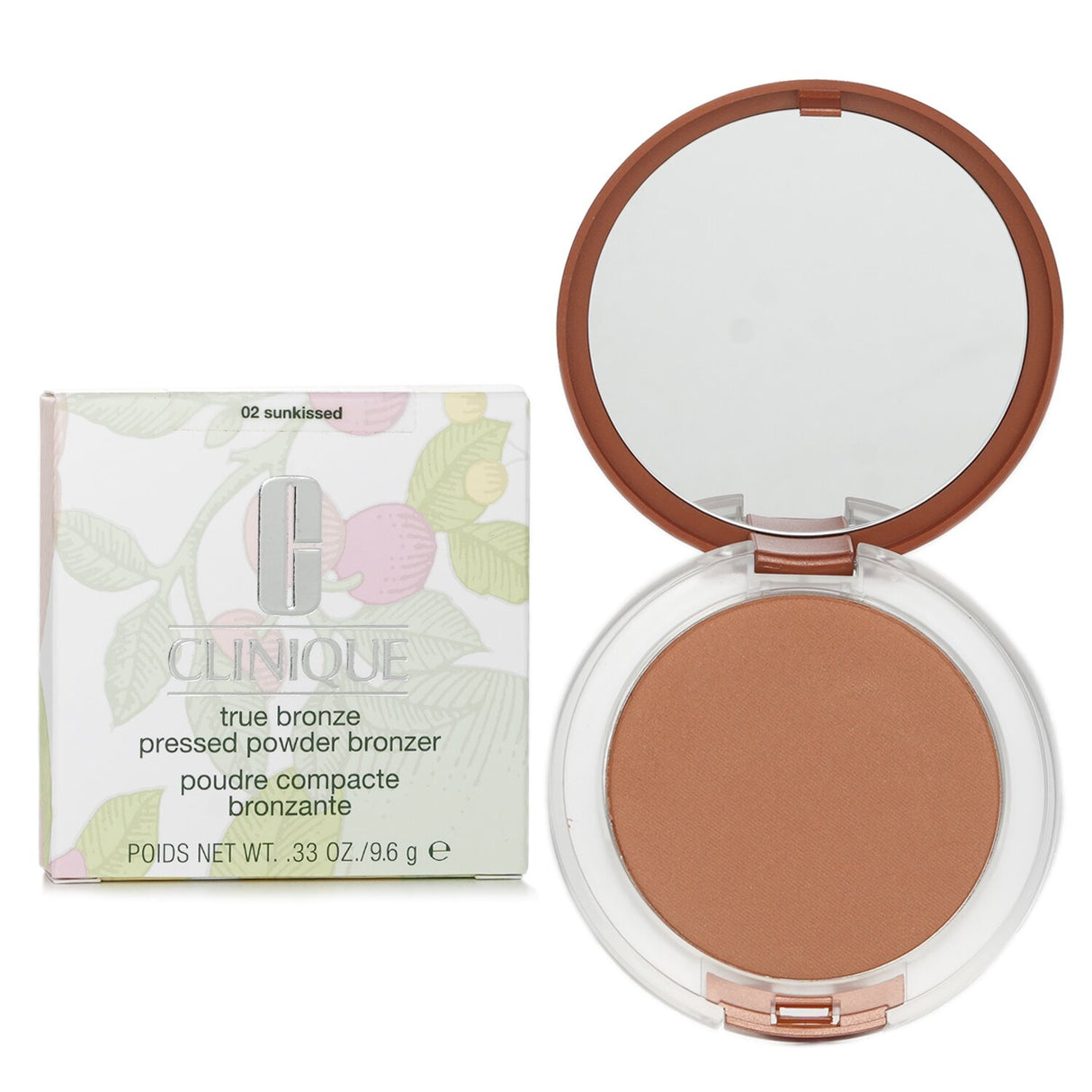 Clinique True Bronze Pressed Powder Bronzer No. 02 Sunkissed: Lightweight bronzer for a natural, sun-kissed glow.