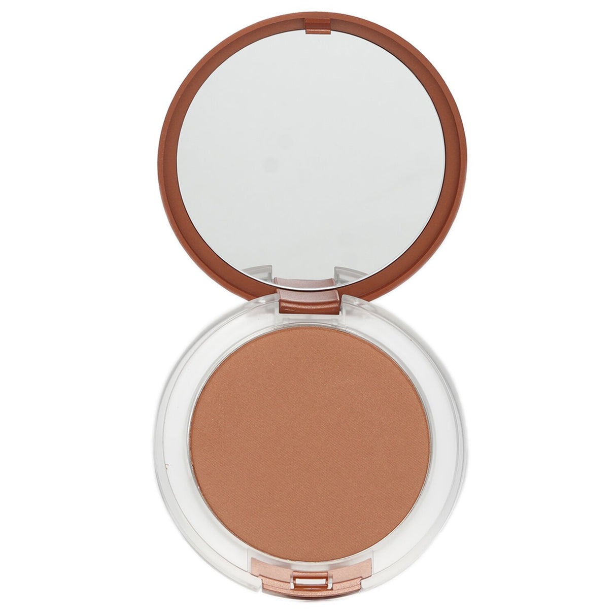 Lightweight bronzer in No. 02 Sunkissed, offers a sun-kissed glow, easy buildable coverage, and long-wearing, oil-free formula.