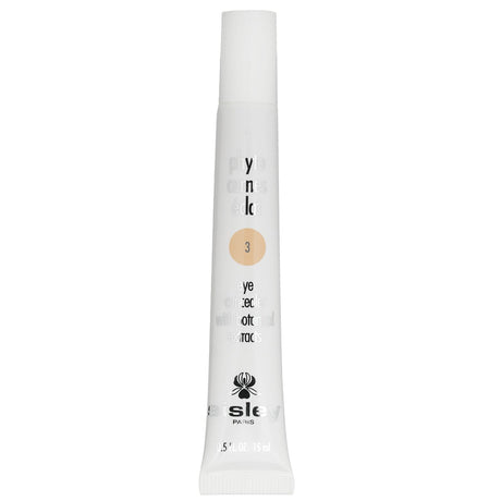 Luxurious eye concealer #03 by Sisley, smooths dark circles, minimizes puffiness, and features a cooling metal tip for tired eyes.