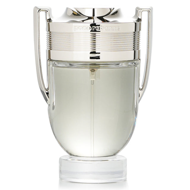 Paco Rabanne Invictus Eau De Toilette Spray 100ml, an aquatic woody fragrance for men, featuring grapefruit and marine notes.