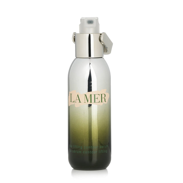 Luxurious La Mer Lifting Contour Serum in 30ml bottle, promotes firmer skin and enhances facial definition with miracle broth.