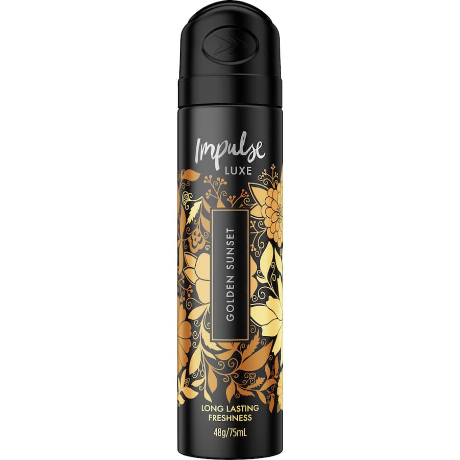 Impulse Luxe Body Spray Golden Sunset 75mL