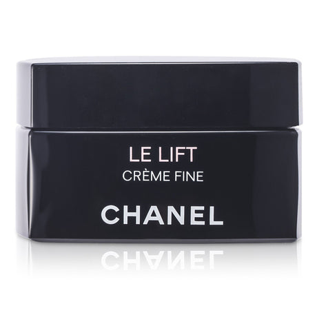 Chanel Le Lift Creme Fine in 50g jar, a lightweight lifting cream that boosts elasticity and firms skin for a youthful glow.