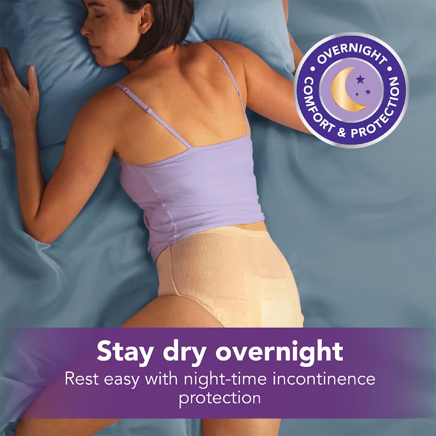 Depend Real Fit Underwear Night Defence Female 8 pack