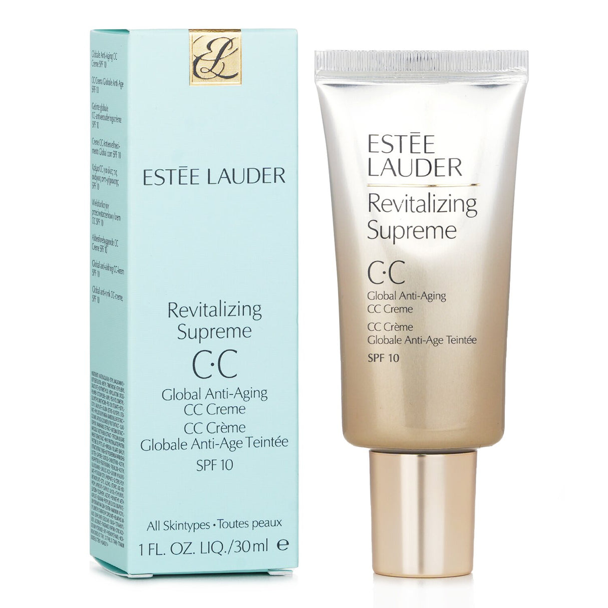 Estee Lauder Revitalizing Supreme CC Creme SPF10: Multi-tasking anti-aging cream with deep hydration and adjustable micro-pigments.
