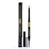 Smashbox Brow Tech Gloss Stick in #Blonde, dual-ended with glossy pencil and spoolie brush for naturally defined brows.