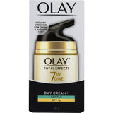 Olay Total Effects Face Cream Moisturiser Spf 15 Gentle 50g