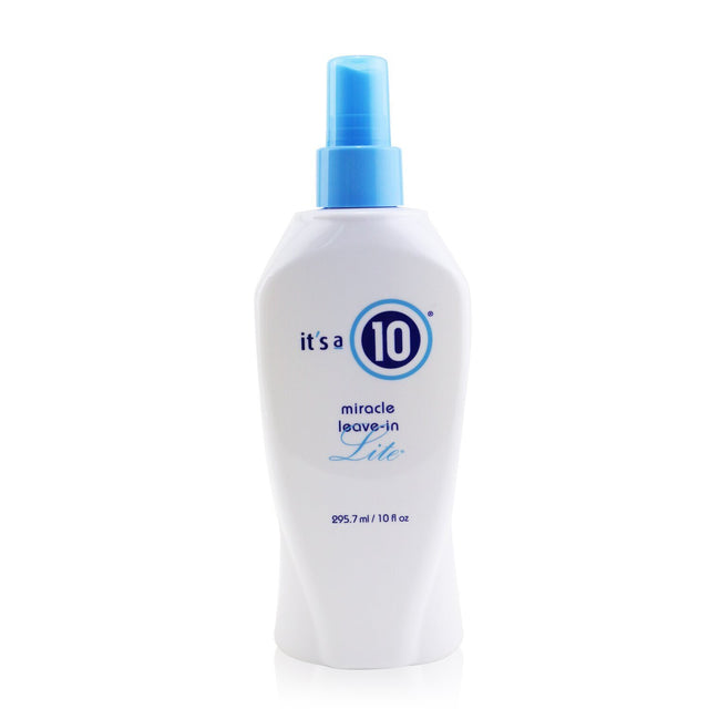 Lightweight leave-in treatment for shiny, silky hair; repairs damage, prevents split ends, and reduces frizz.