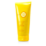 A bottle of It's A 10 Five Minute Hair Repair for Blondes, promoting vibrant, silky hair in just five minutes.