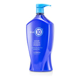 Bottle of It's A 10 Miracle Moisture Shampoo 1000ml, nourishing hair care solution for hydration and health.